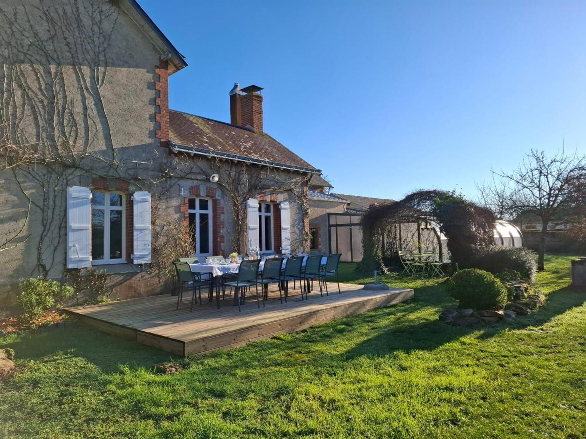 Gite Familial Avec Piscine Chauffee A Lege - Fr-1-306-1296 Esterno foto
