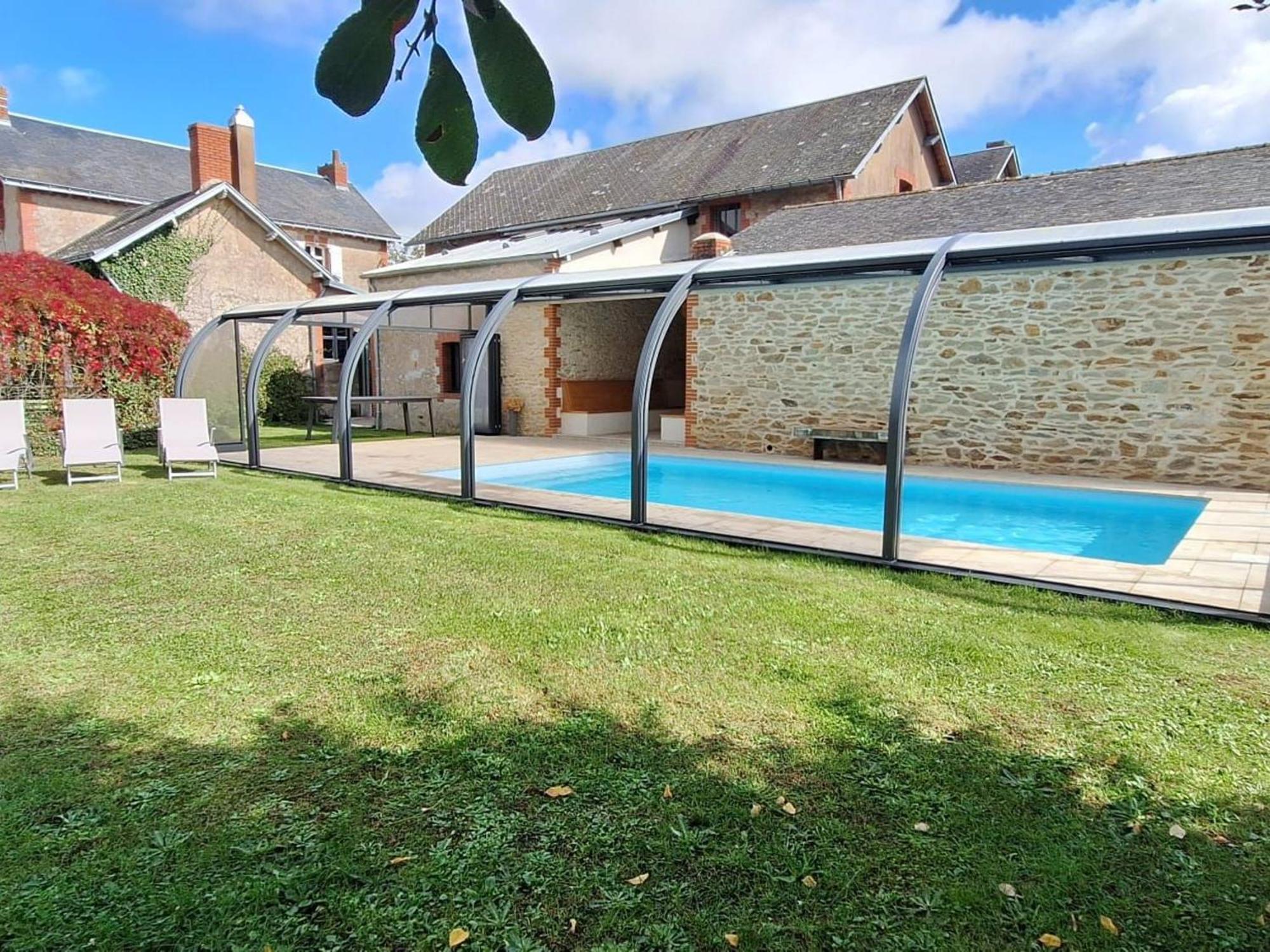 Gite Familial Avec Piscine Chauffee A Lege - Fr-1-306-1296 Esterno foto